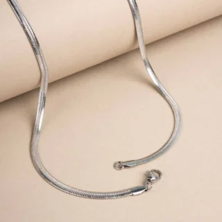 Silver-Plated Designer Chain for Men ā Heavy-Look