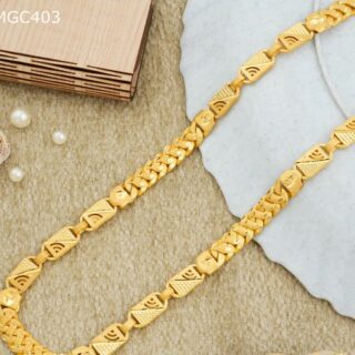 Premium 22K Gold-Plated Designer Chain for Men ā Heavy-Look