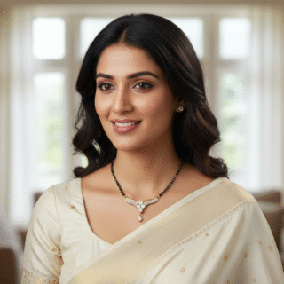 Elegant Gold-Plated Mangalsutra with Sparkling CZ Stones for Women | Daily Wear Modern Mangalsutra | Designer Black Beads Chain Necklace Copy