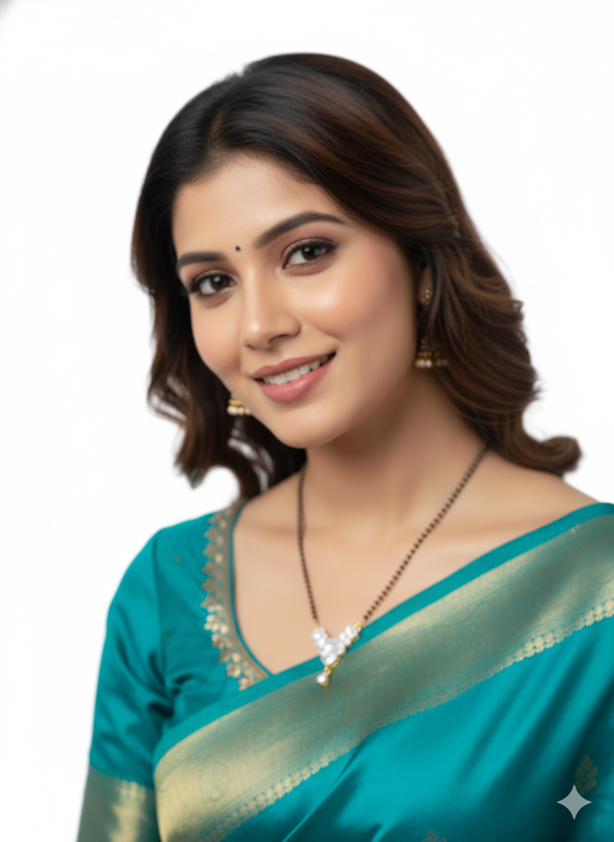 Elegant Gold-Plated Mangalsutra with Sparkling CZ Stones for Women | Daily Wear Modern Mangalsutra | Designer Black Beads Chain Necklace - Image 2