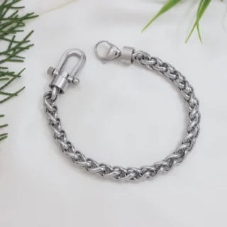 Premium Silver-Tone Stainless Steel Bracelet – Minimalist & Elegant Copy